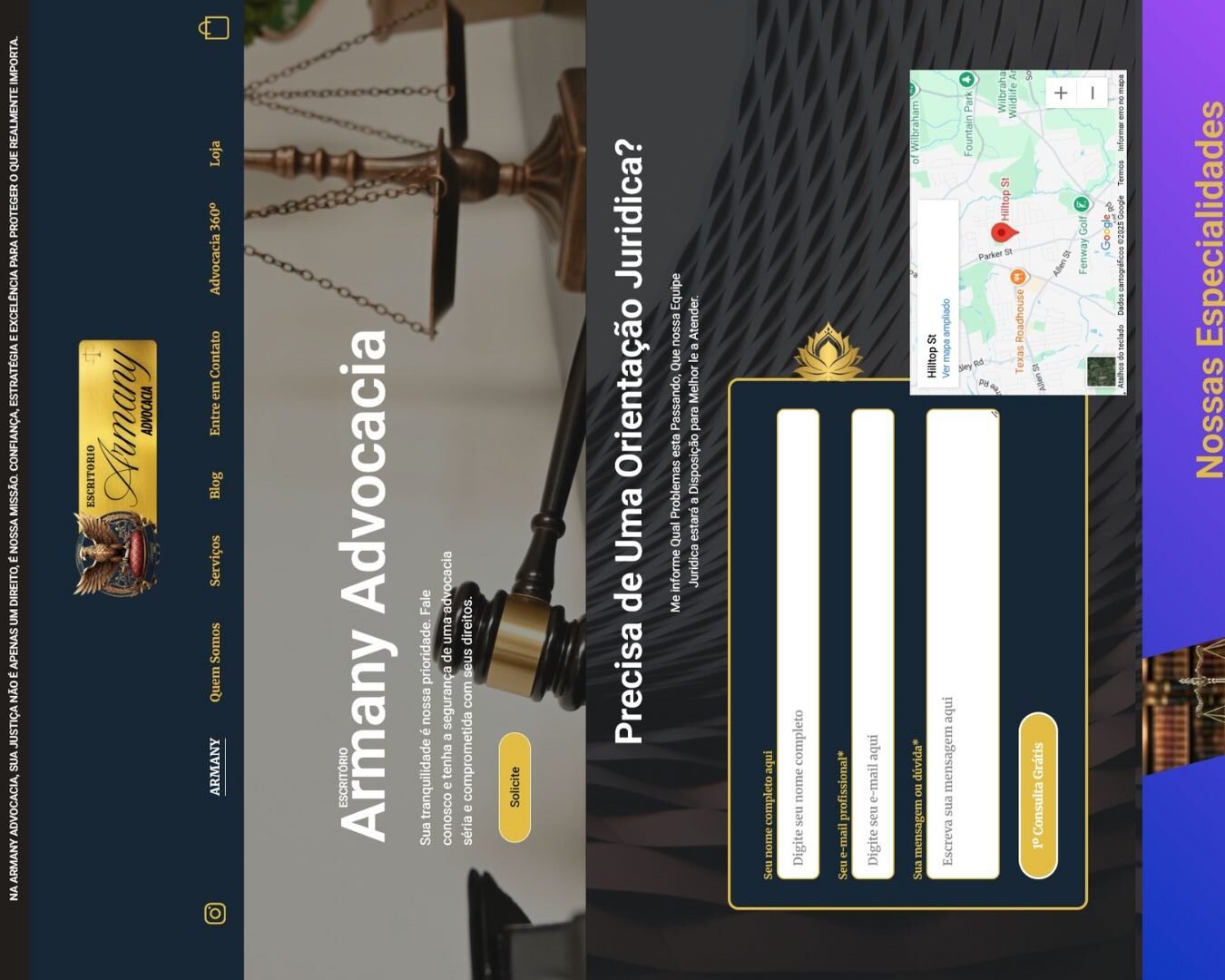 1. CAPA LOJA - Armany Advocacia
