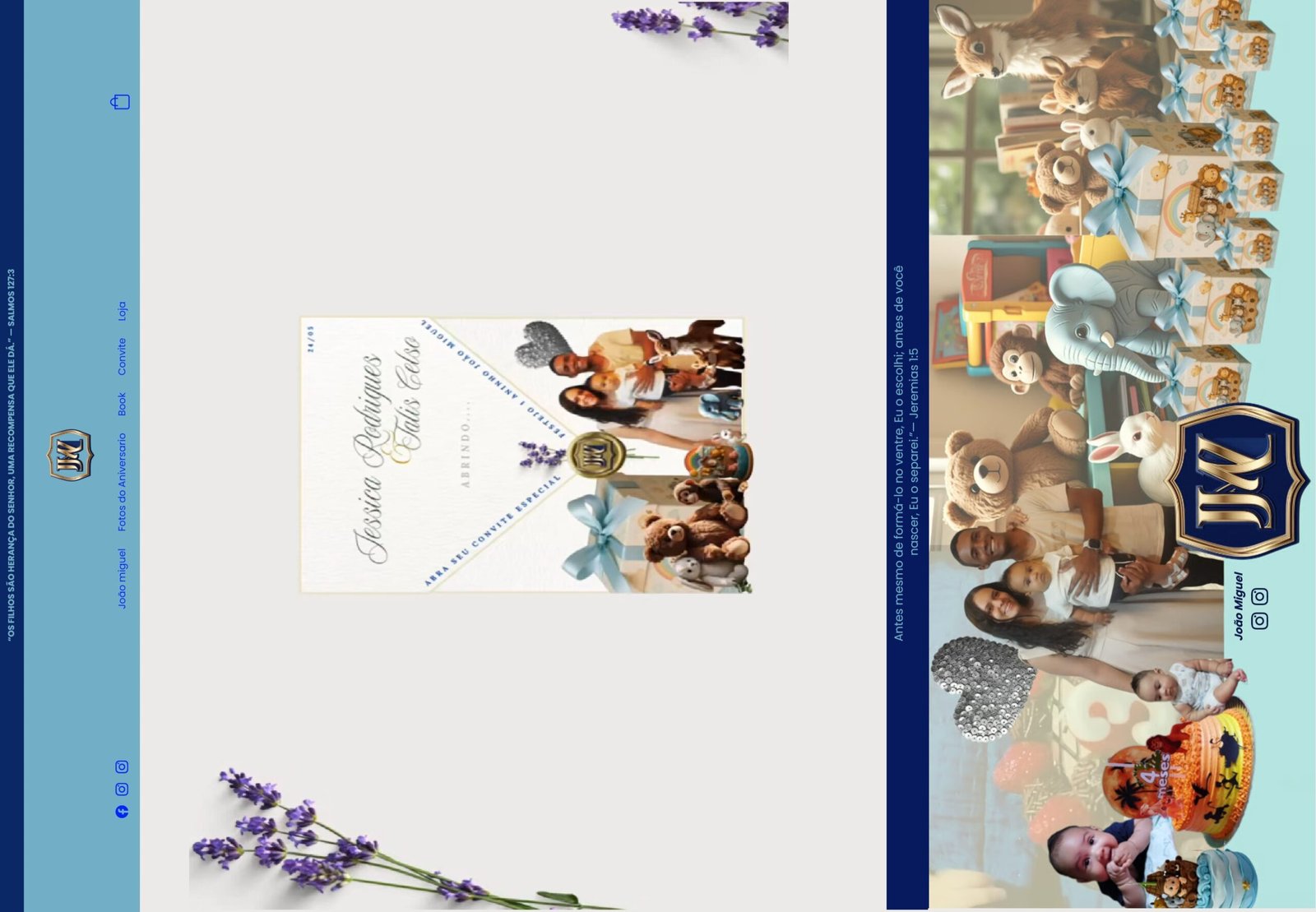 1. HOME - BOOK E CONVITE DE BEBE