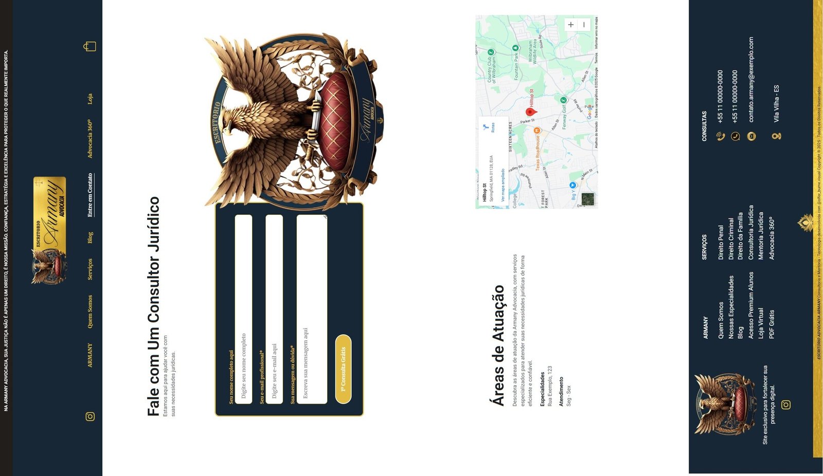 2. Entre em Contato - Armany Advocacia