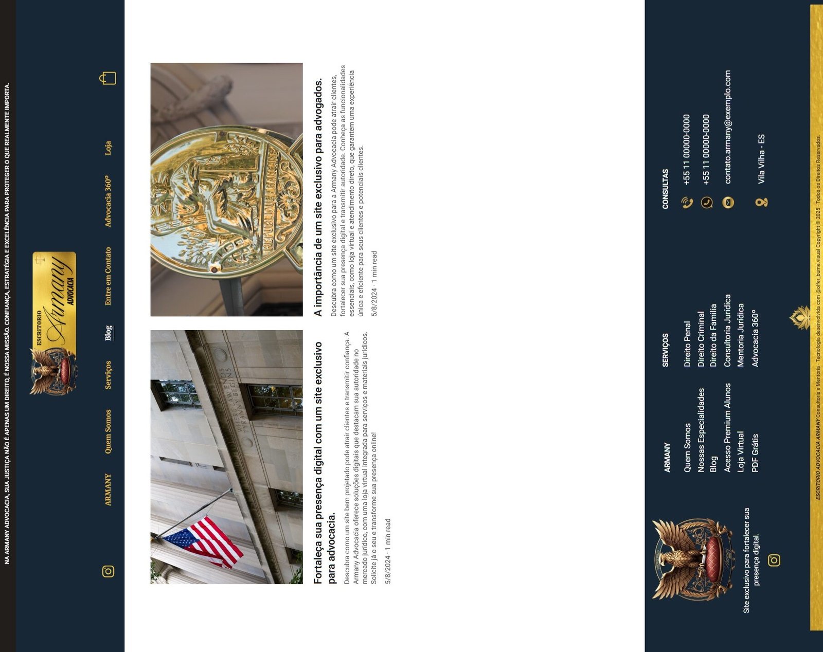 3. Blog- Armany Advocacia